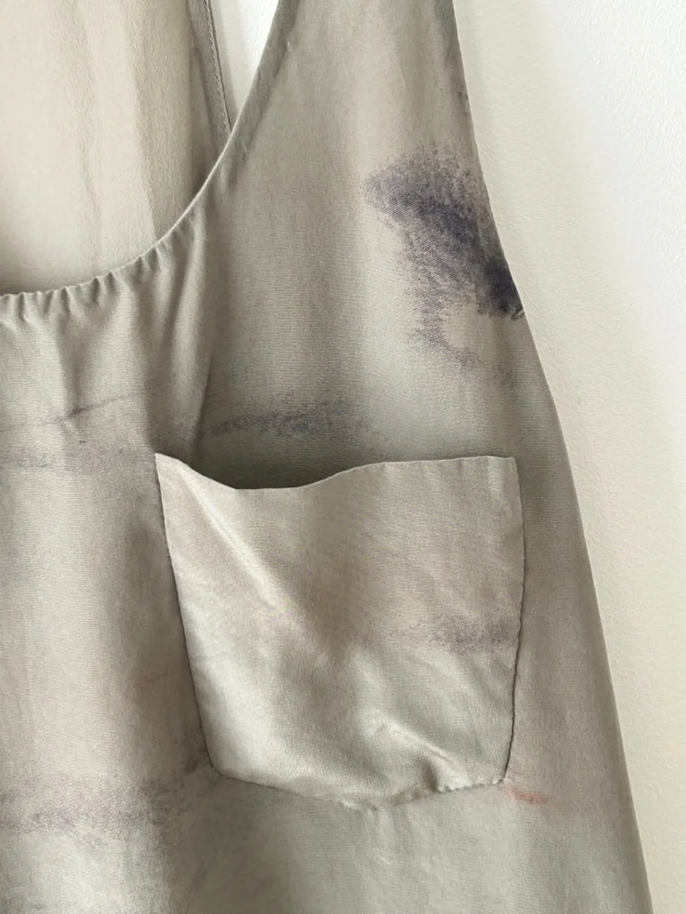 Aritzia Wilfred 100% Silk Watercolor Tank Top